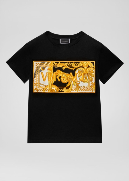 Versace Barocco Rodeo 90s Vintage Logo T-shirt Tjej - 823175DFC